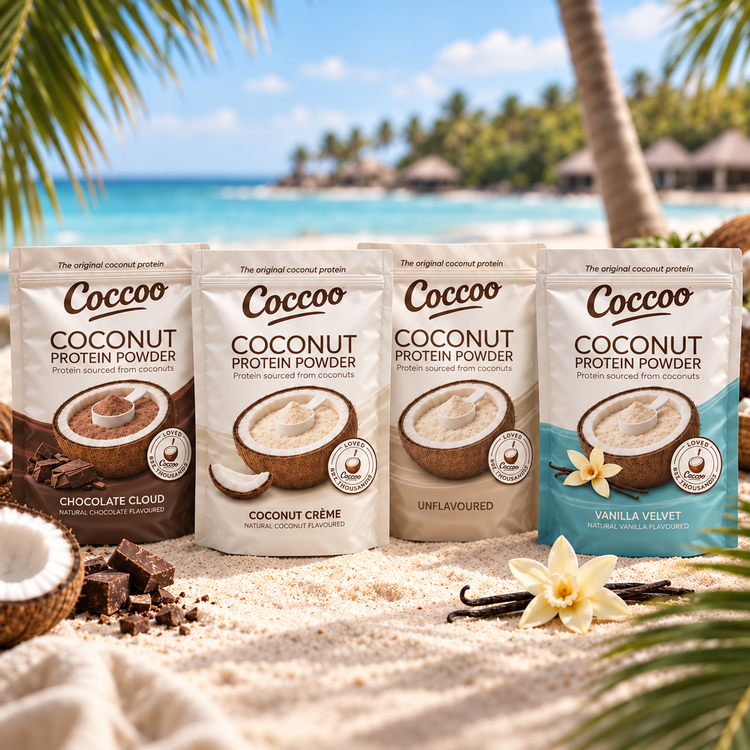 COCONUT PROTEIN. Less digestive effort.